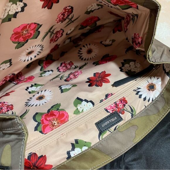 Stella & Dot Backpack Handbag Available Camo NWOT Gorgeous 16”x14”x6.5” - Picture 6 of 7
